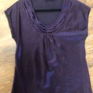 Ladies Med Purple Blouse